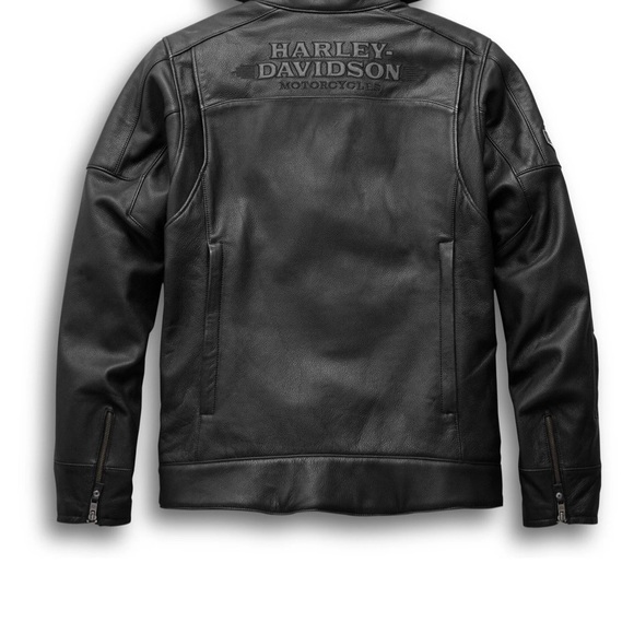 Harley-Davidson Other - Harley Davidson Swingarm genuine leather jacket w/ Christian brothers Patch